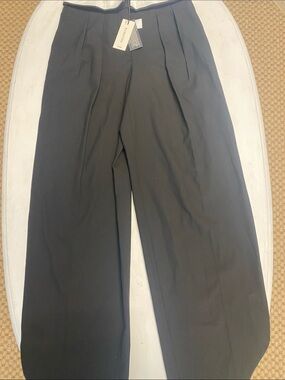 Babaton White and Black Lined Trousers